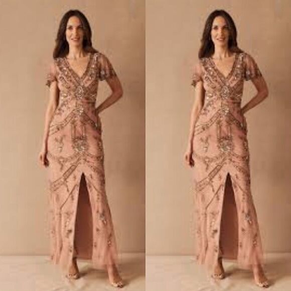 BHLDN Aidan Mattox Fatima Dress - Picture 1 of 8